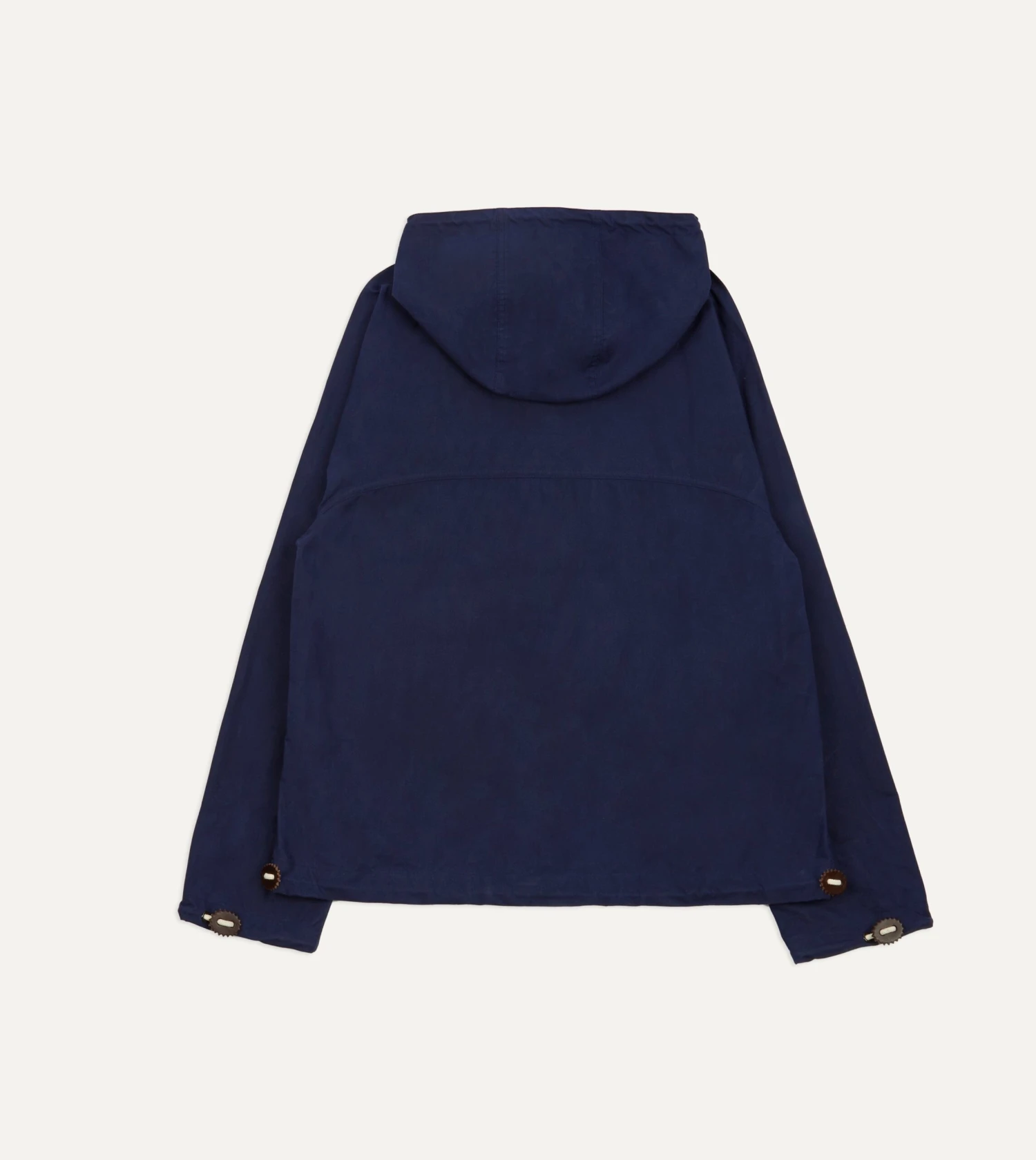 Navy Waxed Cotton Surf Cagoule 9 Navy Waxed Cotton Surf Cagoule - Image 7