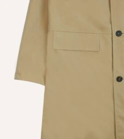 Reversible Tweed-Cotton Raglan Mac 21 Reversible Tweed-Cotton Raglan Mac -Drakes Shop DR2A1N23525 03303 6