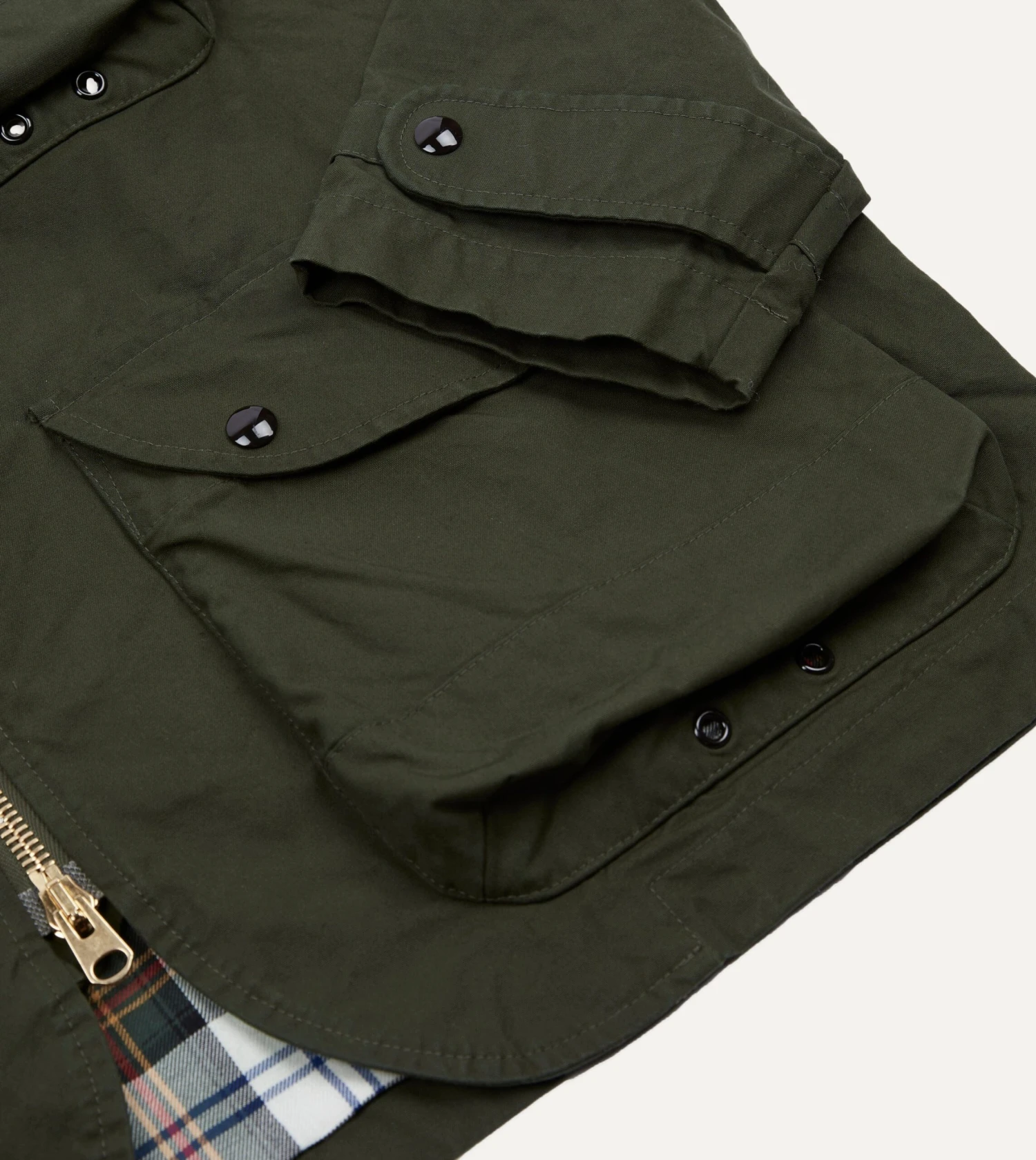 Green Waxed Lightweight Coverall Jacket 11 Green Waxed Lightweight Coverall Jacket - Image 9