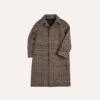 Prince Of Wales Check Wool Raglan Coat -Drakes Shop DR2A1Q22511 01303 1