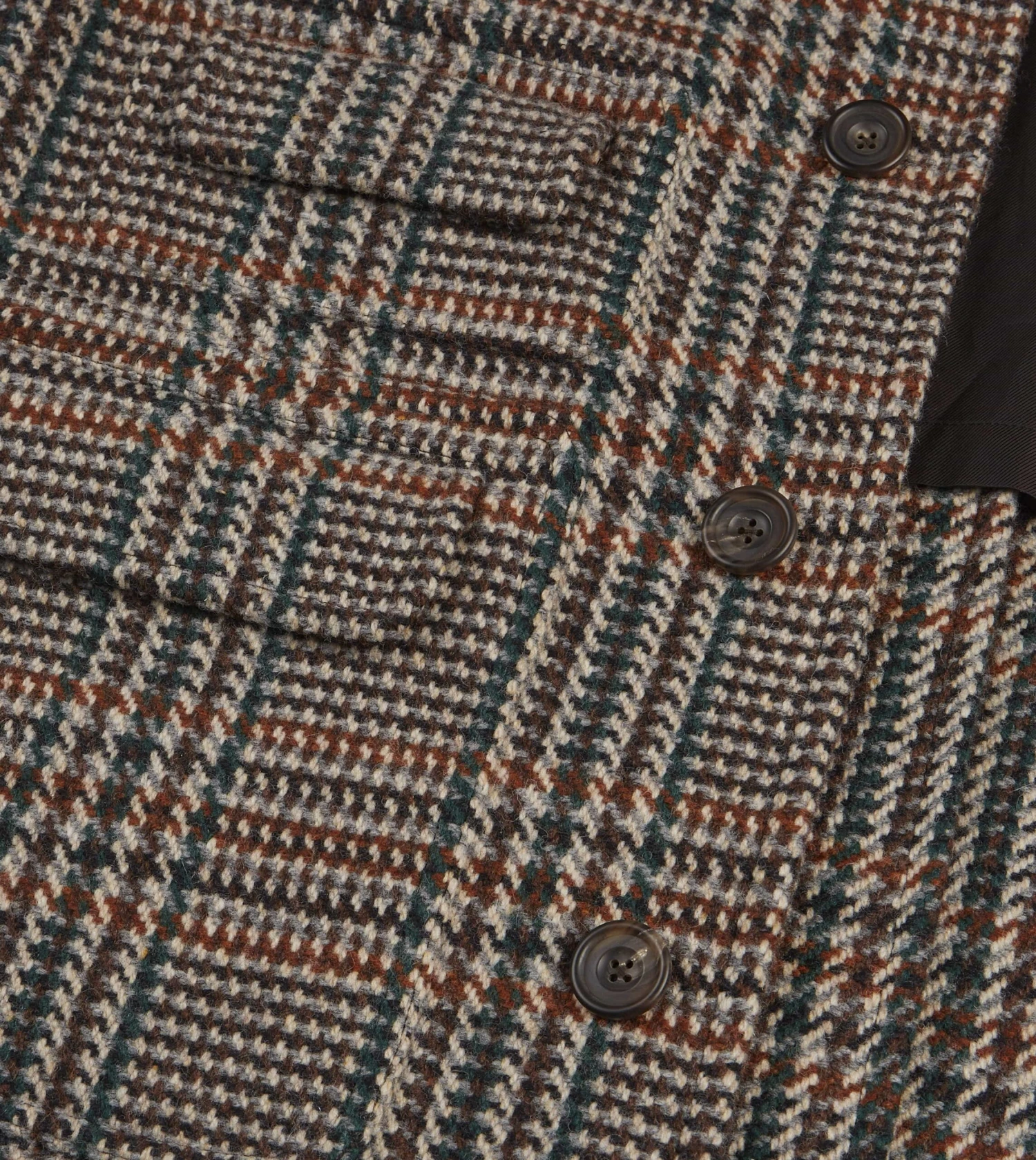 Prince Of Wales Check Wool Raglan Coat 5 Prince Of Wales Check Wool Raglan Coat - Image 3