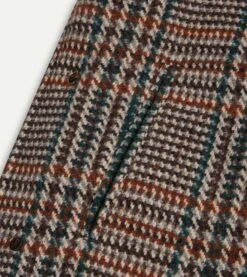 Prince Of Wales Check Wool Raglan Coat 12 Prince Of Wales Check Wool Raglan Coat -Drakes Shop DR2A1Q22511 01303 5