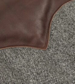 Rocky Mountain Featherbed For Drake's Herringbone Harris Tweed Leather Christy Down Jacket 12 Rocky Mountain Featherbed For Drake's Herringbone Harris Tweed Leather Christy Down Jacket -Drakes Shop DR2A1Y22830 01603 6