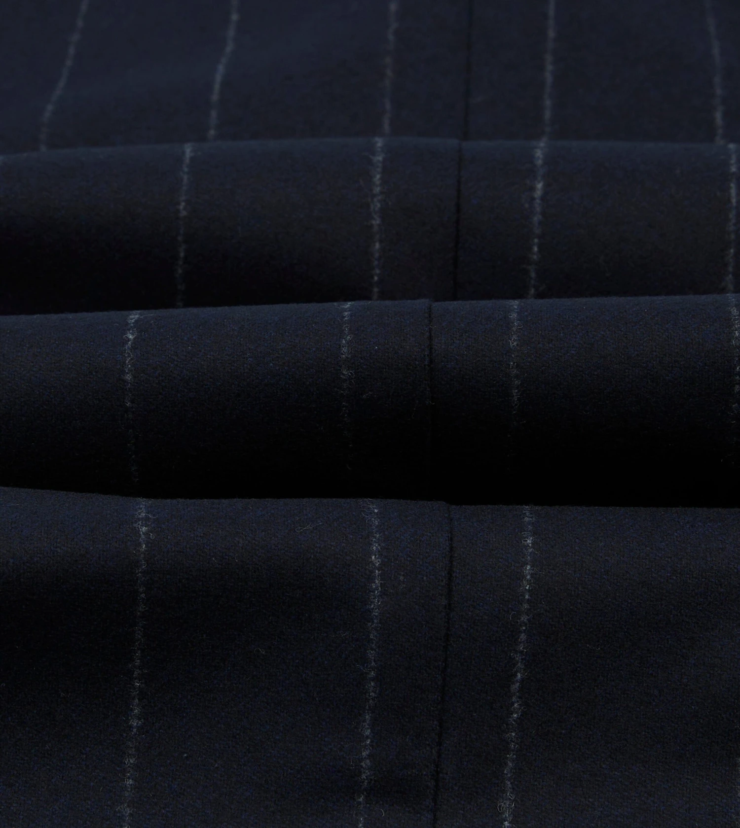 Navy Chalkstripe Wool Double-Breasted Tailored Jacket 4 Navy Chalkstripe Wool Double-Breasted Tailored Jacket - Image 2