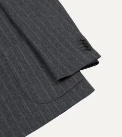 ALD / Drake's Double Breasted Chalkstripe Suit Jacket -Drakes Shop DR2A2A23662 01602 6