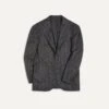 Grey Chalkstripe Wool Flannel Tailored Jacket 2 Grey Chalkstripe Wool Flannel Tailored Jacket -Drakes Shop DR2A2B 21868 02 602 1