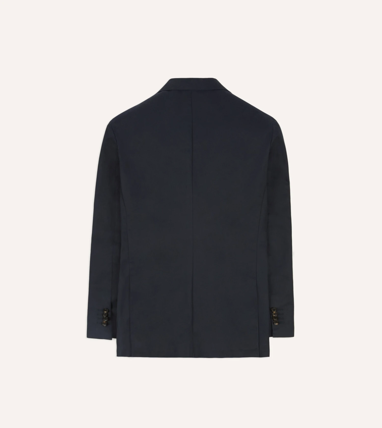 Navy Cotton Drill Tailored Jacket 9 Navy Cotton Drill Tailored Jacket - Image 7