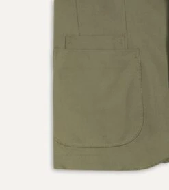 Lovat Cotton Drill Tailored Jacket -Drakes Shop DR2A2B21375 02300 4