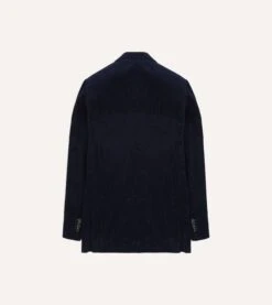 Navy Mid-Wale Cotton Corduroy Tailored Jacket -Drakes Shop DR2A2B21376 01250 6 e37284aa ebd8 42bc 8e76 9bb0bb8bf75d
