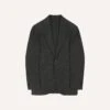 Charcoal Tropical Wool Tailored Jacket -Drakes Shop DR2A2B21378 02600 1