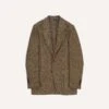 Brown Herringbone Harris Tweed Blazer -Drakes Shop DR2A2B23623 01600 1