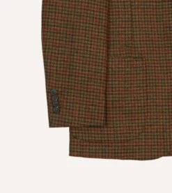 Brown Gun Club Check Tweed Blazer 15 Brown Gun Club Check Tweed Blazer -Drakes Shop DR2A2B23783 01303 6
