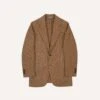 Brown Prince Of Wales Check Tweed Blazer -Drakes Shop DR2A2B23790 01303 1
