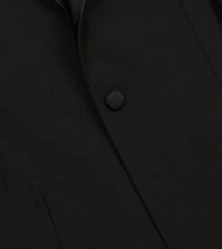 Black Tropical Wool Dinner Jacket -Drakes Shop DR2A2B23800 01100 5