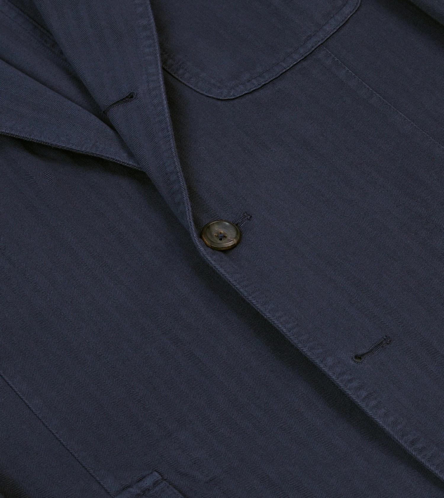 Navy Herringbone Cotton Games Blazer Mk. I 6 Navy Herringbone Cotton Games Blazer Mk. I - Image 4