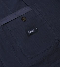 Navy Herringbone Cotton Games Blazer Mk. I 14 Navy Herringbone Cotton Games Blazer Mk. I -Drakes Shop DR2A2C24115 01250 6