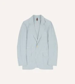 Blue And White Seersucker Games Blazer Mk. IV