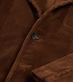 Russet Cotton Corduroy Games Blazer Mk. I -Drakes Shop DR2A2F22619 03300 3 LR