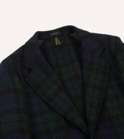 Blackwatch Harris Tweed Games Blazer Mk. VII -Drakes Shop DR2A2F22874 02303 3