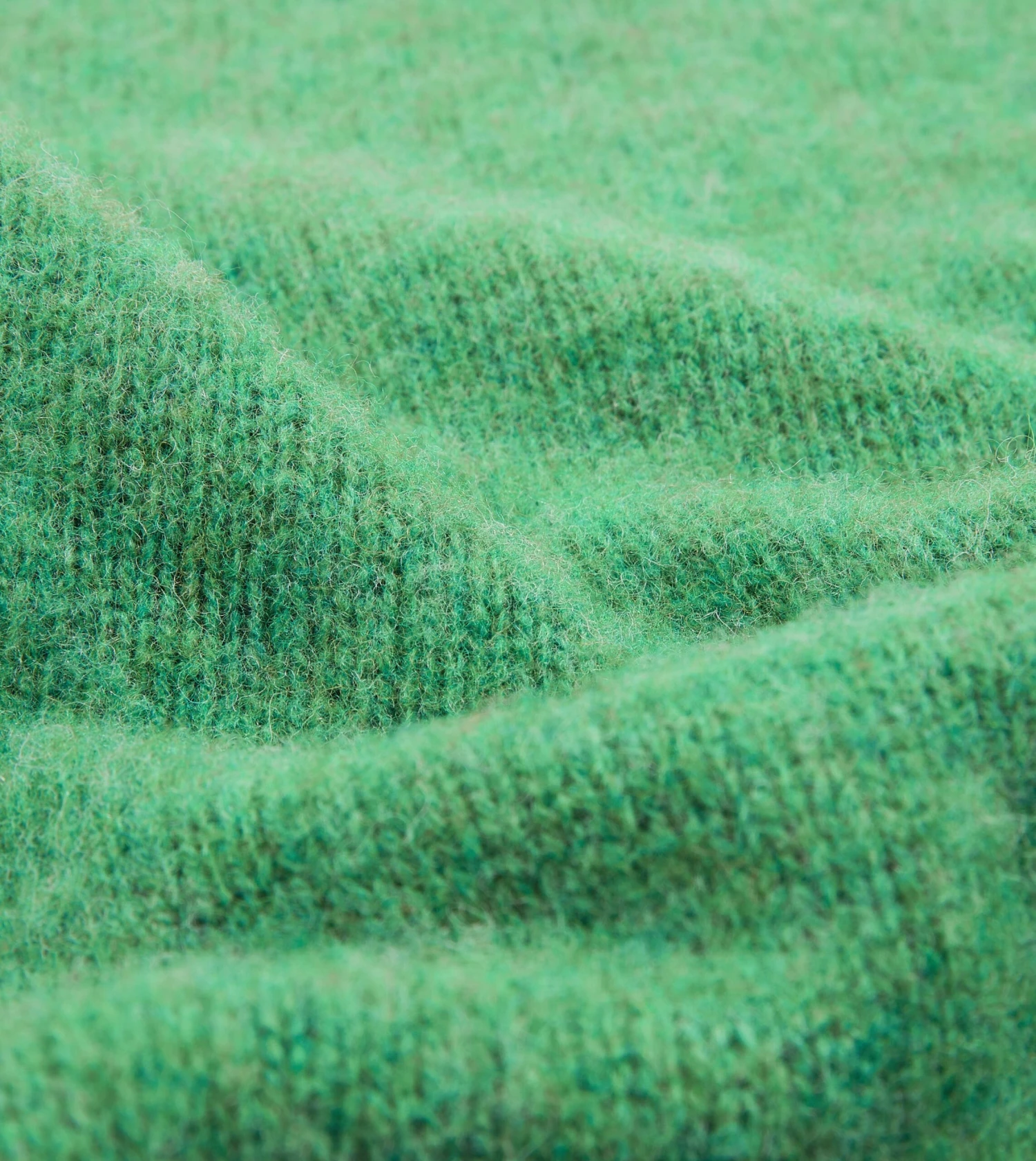 Green Brushed Shetland Crew Neck Jumper 4 Green Brushed Shetland Crew Neck Jumper - Image 2