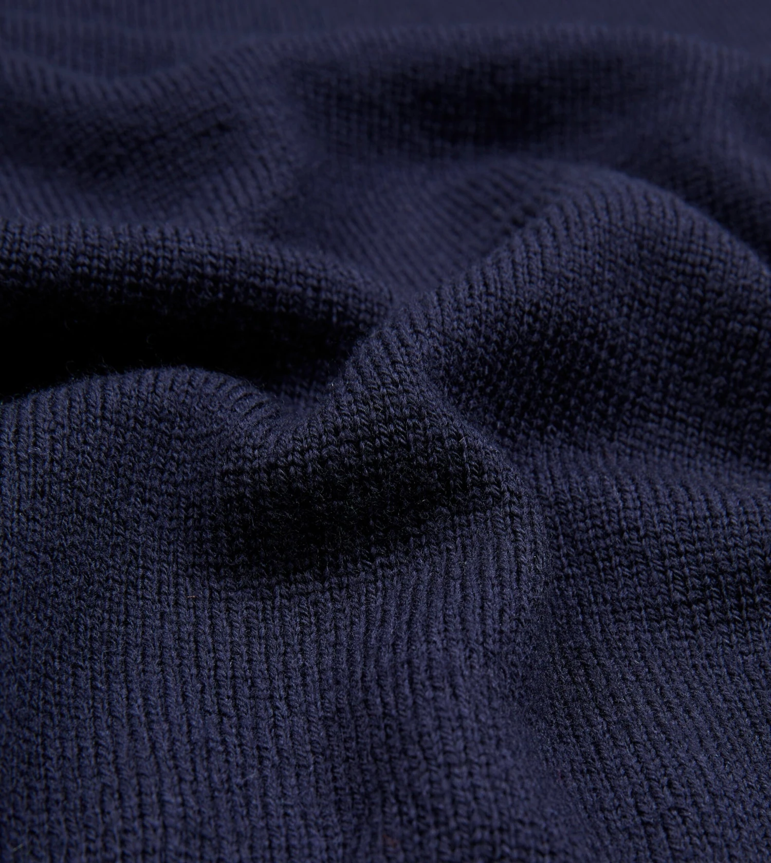 Navy Merino Wool V Neck Jumper 4 Navy Merino Wool V Neck Jumper - Image 2