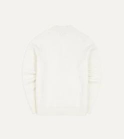 Ecru Lambswool 6 Button Cardigan 10 Ecru Lambswool 6 Button Cardigan -Drakes Shop DR2A3D22004 04050 5