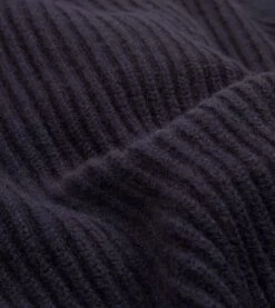 Navy Lambswool Shawl Collar Cardigan -Drakes Shop DR2A3E20818 05250 2