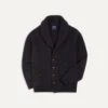 Navy Cashmere Shawl Collar Cardigan