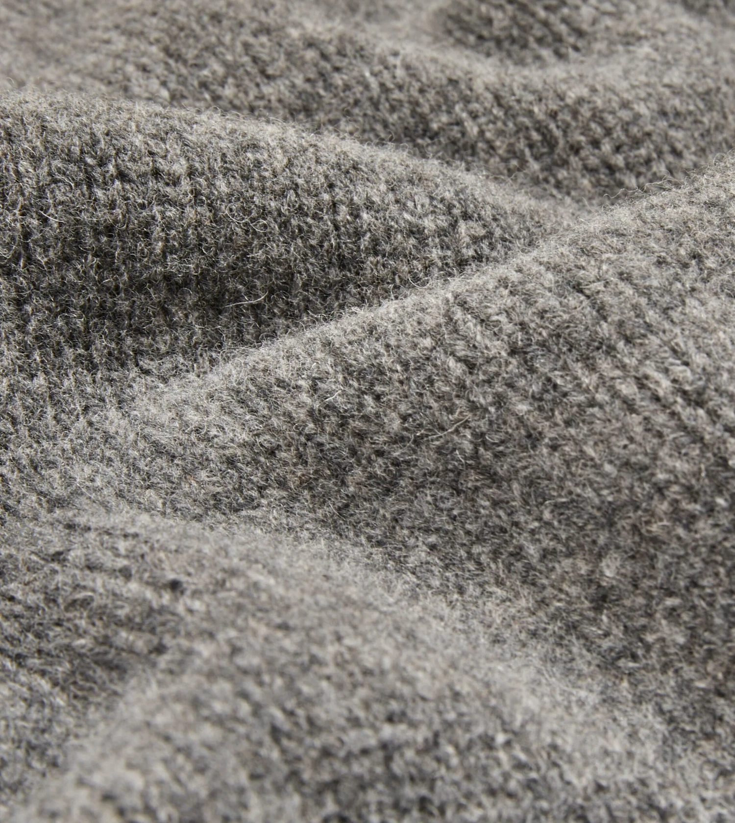 Grey Lambswool Submariner Roll Neck Jumper 4 Grey Lambswool Submariner Roll Neck Jumper - Image 2