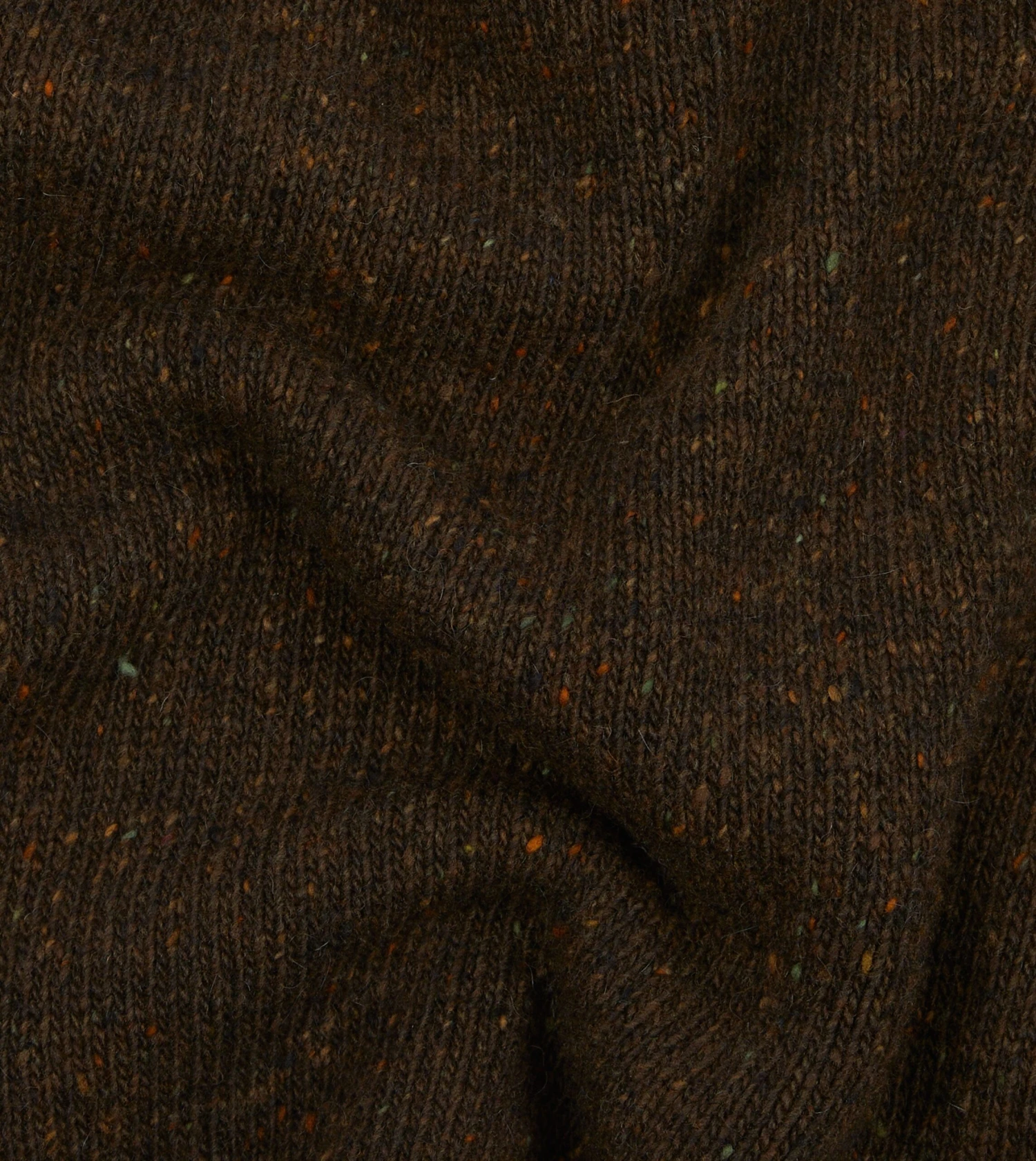 Brown Marl Mohair Wool Mock Neck Jumper 4 Brown Marl Mohair Wool Mock Neck Jumper - Image 2