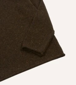 Brown Marl Mohair Wool Mock Neck Jumper 10 Brown Marl Mohair Wool Mock Neck Jumper -Drakes Shop DR2A3F22564 02300 4