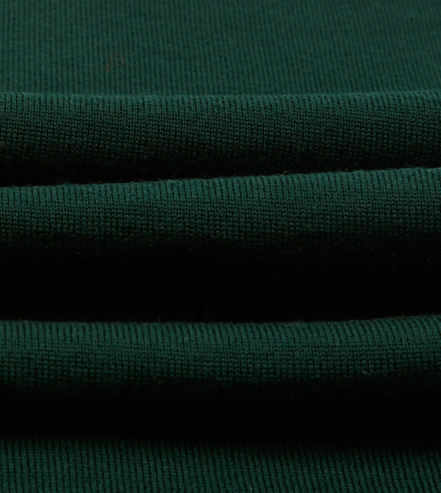 Green Merino Wool Knitted Rugby Shirt 4 Green Merino Wool Knitted Rugby Shirt - Image 2