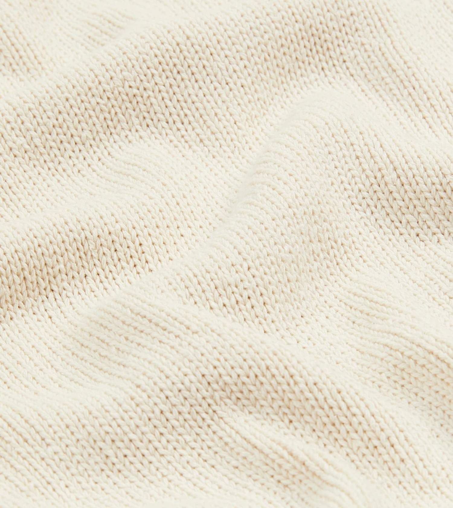 Ecru Silk Ribbed Integral Collar Jumper 4 Ecru Silk Ribbed Integral Collar Jumper - Image 2