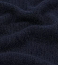 Navy Brushed Shetland Mock Neck Jumper 9 Navy Brushed Shetland Mock Neck Jumper -Drakes Shop DR2A3L23532 01250 2