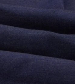 Navy Cotton Flannel Button-Down Shirt -Drakes Shop DR2A4A21792 03250 2