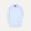 Light Blue Bengal Stripe Cotton Poplin Button-Down Shirt 2 Light Blue Bengal Stripe Cotton Poplin Button-Down Shirt -Drakes Shop DR2A4A21793 02203 1