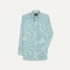 Dark Green Bengal Stripe Cotton Poplin Button-Down Shirt -Drakes Shop DR2A4A21793 04402 1
