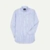 Blue Bengal Stripe Cotton Poplin Button-Down Shirt 1 Blue Bengal Stripe Cotton Poplin Button-Down Shirt -Drakes Shop DR2A4A21796 02202 1