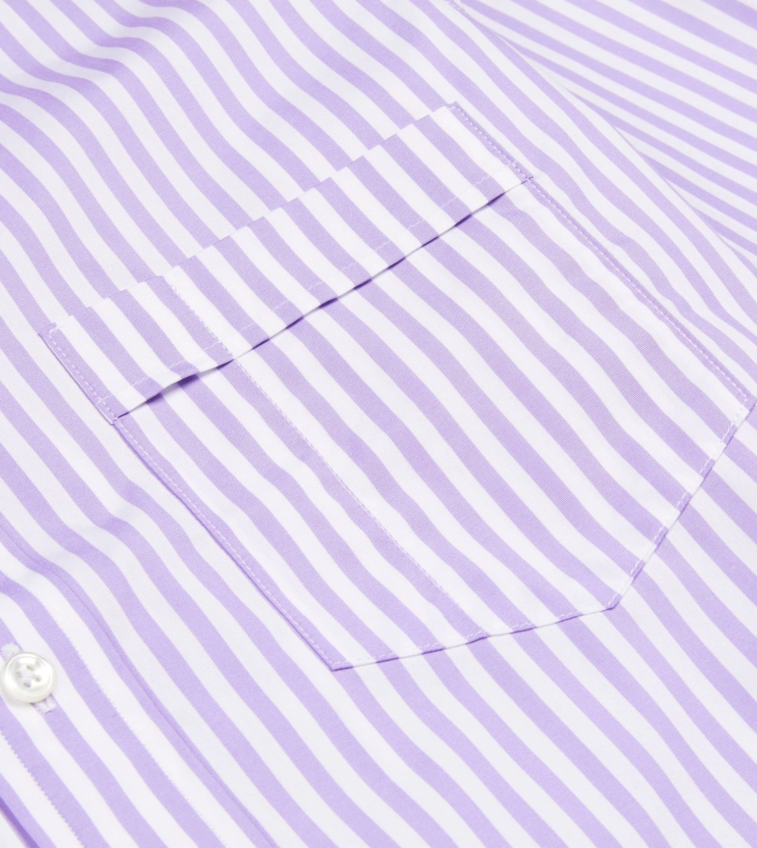 Lilac Bengal Stripe Cotton Poplin Button-Down Shirt 7 Lilac Bengal Stripe Cotton Poplin Button-Down Shirt - Image 5