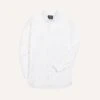 White Oxford Cotton Cloth Button-Down Shirt -Drakes Shop DR2A4A21843 01000 1 LR