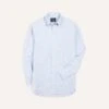 Mid-Blue Cotton Oxford Cloth Button-Down Shirt -Drakes Shop DR2A4A21843 03200 1 LR