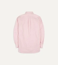Bright Pink Cotton Oxford Cloth Button-Down Shirt -Drakes Shop DR2A4A21843 06990 6
