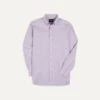 Lilac Cotton Oxford Cloth Button-Down Shirt -Drakes Shop DR2A4A21843 07900 1