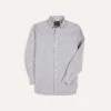 Grey Cotton Oxford Cloth Button-Down Shirt 1 Grey Cotton Oxford Cloth Button-Down Shirt -Drakes Shop DR2A4A21843 11600 1