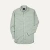 Green Pinpoint Oxford Cotton Cloth Button-Down Shirt -Drakes Shop DR2A4A22446 04400 1