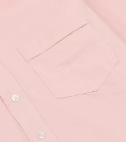 Pink Pinpoint Oxford Cotton Cloth Button-Down Shirt -Drakes Shop DR2A4A22446 08990 4