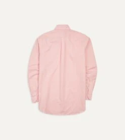 Pink Pinpoint Oxford Cotton Cloth Button-Down Shirt -Drakes Shop DR2A4A22446 08990 6