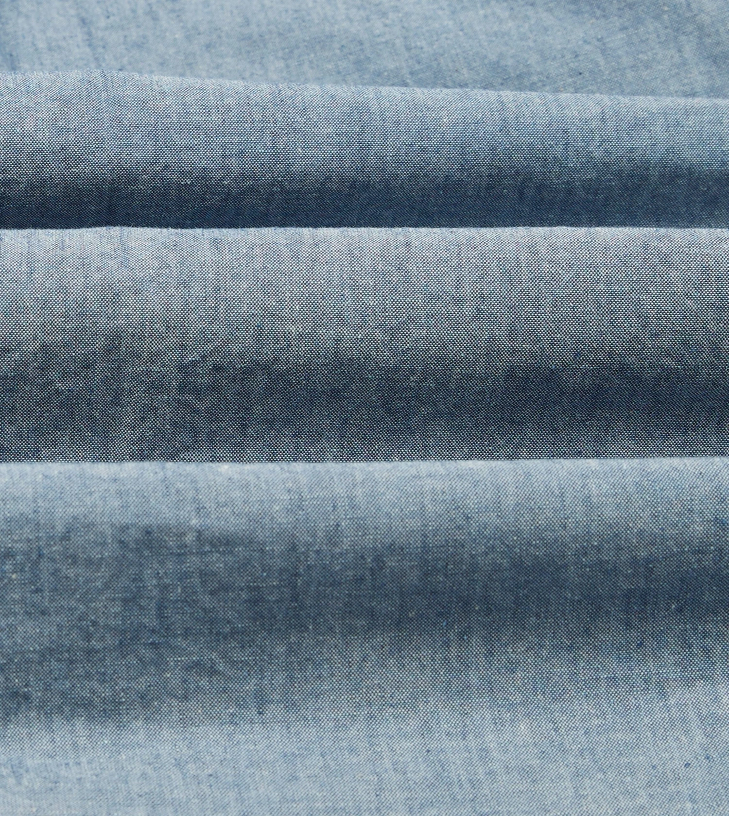 Light Blue Cotton Chambray Button-Down Shirt 4 Light Blue Cotton Chambray Button-Down Shirt - Image 2