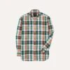Blue And Red Madras Check Cotton Button-Down Shirt -Drakes Shop DR2A4A23701 02203 1