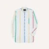 Primary Stripe Poplin Button-Down Fun Shirt